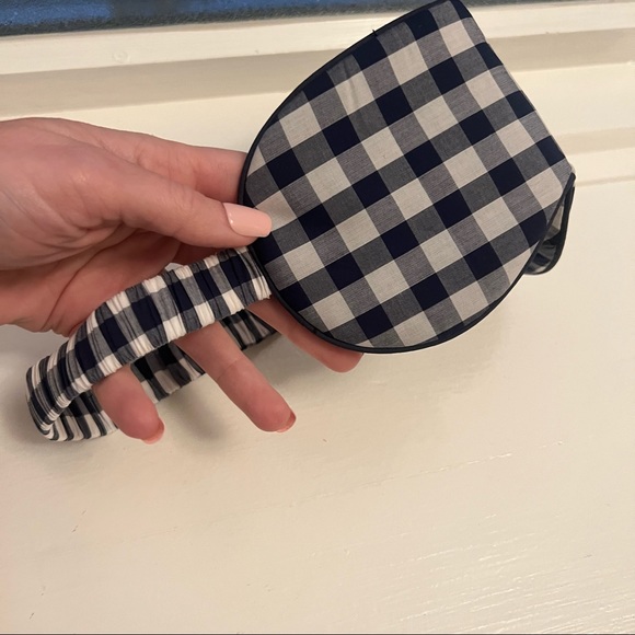 Sleepy Jones Gingham Sleep Mask NWOT - Picture 2 of 4